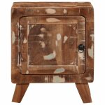 Vidaxl table de chevet 40x32x46 cm bois massif de rcupration