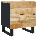 Vidaxl table de chevet 40x33x46 cm bois de manguier solide