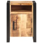 Vidaxl table de chevet 40x35x55 cm bois de manguier solide