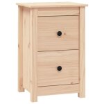 Vidaxl table de chevet 40x35x61, 5 cm bois de pin massif
