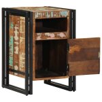 Vidaxl table de chevet 40x40x59 cm en bois massif recycl�
