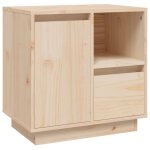 Vidaxl table de chevet 50x34x50 cm bois de pin massif