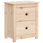 Vidaxl table de chevet 50x35x61, 5 cm bois de pin massif