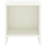 Vidaxl table de chevet blanc 35x30x40 cm bois de pin massif