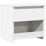 Vidaxl table de chevet blanc 40x30x39 cm agglom�r�