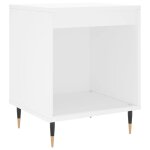 Vidaxl table de chevet blanc 40x35x50 cm bois d?ingnierie
