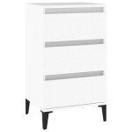 Vidaxl table de chevet blanc 40x35x70 cm bois d?ing�nierie