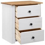 Vidaxl table de chevet blanc 46x40x57 cm pin gamme panama Vidaxl table de chevet blanc 46x40x57 cm pin gamme panama