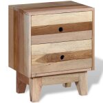 Vidaxl table de chevet bois de r�cup�ration massif