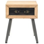 Vidaxl table de chevet bois de sapin massif 43 x 38 x 50 cm