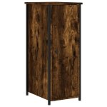 Vidaxl table de chevet ch�ne fum� 32x42x80 cm bois d'ing�nierie