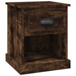 Vidaxl table de chevet chêne fumé 39x39x47, 5 cm bois d'ingénierie Vidaxl table de chevet chêne fumé 39x39x47, 5 cm bois d'ingénierie