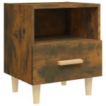 Vidaxl table de chevet chêne fumé 40x35x47 cm Vidaxl table de chevet chêne fumé 40x35x47 cm
