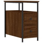 Vidaxl table de chevet chêne marron 30x60x60 cm bois d'ingénierie Vidaxl table de chevet chêne marron 30x60x60 cm bois d'ingénierie