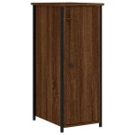 Vidaxl table de chevet ch�ne marron 32x42x80 cm bois d'ing�nierie