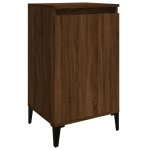 Vidaxl table de chevet chêne marron 40x35x70 cm bois d'ingénierie Vidaxl table de chevet chêne marron 40x35x70 cm bois d'ingénierie