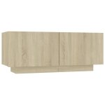 Vidaxl table de chevet chne sonoma 100x35x40 cm bois d'ingnierie