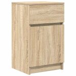 Vidaxl table de chevet ch�ne sonoma 39x35x65 cm bois d'ing�nierie