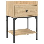 Vidaxl table de chevet ch�ne sonoma 40, 5x31x60 cm bois d'ing�nierie