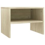 Vidaxl table de chevet ch�ne sonoma 40x30x30 cm bois d'ing�nierie