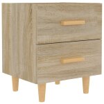 Vidaxl table de chevet ch�ne sonoma 40x35x47, 5 cm