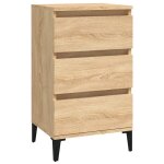 Vidaxl table de chevet ch�ne sonoma 40x35x70 cm bois d'ing�nierie