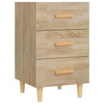Vidaxl table de chevet ch�ne sonoma 40x40x66 cm bois d'ing�nierie