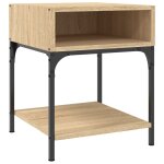 Vidaxl table de chevet ch�ne sonoma 40x41x50 cm bois d'ing�nierie