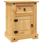 Vidaxl table de chevet gamme corona pin mexicain 53x39x66 cm