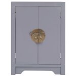 Vidaxl table de chevet gris 38x28x52 cm bois de paulownia Vidaxl table de chevet gris 38x28x52 cm bois de paulownia