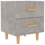 Vidaxl table de chevet gris béton 40x35x47, 5 cm Vidaxl table de chevet gris béton 40x35x47, 5 cm