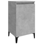 Vidaxl table de chevet gris b�ton 40x35x70 cm bois d'ing�nierie