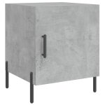 Vidaxl table de chevet gris b�ton 40x40x50 cm bois d?ing�nierie