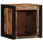 Vidaxl table de chevet multicolore 40x35x40 cm bois de rcupration
