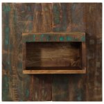Vidaxl table de chevet multicolore 50x27x50 cm bois de rcupration
