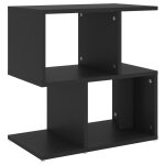 Vidaxl table de chevet noir 50x30x51, 5 cm bois d'ingnierie