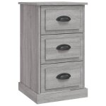 Vidaxl table de chevet sonoma gris 39x39x67 cm bois d'ing�nierie