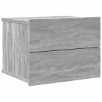 Vidaxl table de chevet sonoma gris 40x30x30 cm bois d'ing�nierie