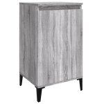 Vidaxl table de chevet sonoma gris 40x35x70 cm bois d'ing�nierie