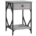 Vidaxl table de chevet sonoma gris 40x42x60 cm bois d'ingénierie Vidaxl table de chevet sonoma gris 40x42x60 cm bois d'ingénierie