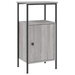 Vidaxl table de chevet sonoma gris 41x31x80 cm bois d'ing�nierie