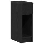 Vidaxl table de chevet avec tiroir ch�ne noir 20x36x60 cm