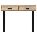 Vidaxl table console 100x30x75 cm bois de manguier massif Vidaxl table console 100x30x75 cm bois de manguier massif
