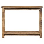 Vidaxl table console 100x35x75 cm bois de manguier massif