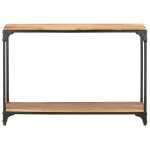 Vidaxl table console 110x30x75 cm bois solide d'acacia