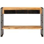 Vidaxl table console 110x30x76 cm bois de manguier solide Vidaxl table console 110x30x76 cm bois de manguier solide