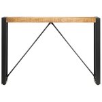Vidaxl table console 110x35x76 cm bois de manguier massif