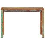 Vidaxl table console 110x35x76 cm bois de rcupration massif