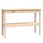 Vidaxl table console 110x40x75 cm bois massif de pin