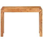 Vidaxl table console 110x40x76cm bois d'acacia massif et finition miel